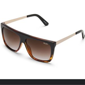 Quay Australia OTL II sunglasses - black and tortoise shell sunglasses frame